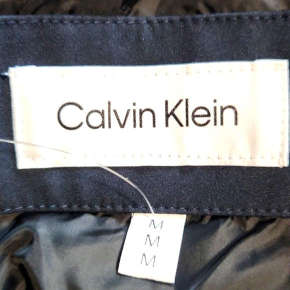 NWT! Calvin Klein Infinite Stretch Water Resistant Bomber Jacket Blue Medium - Picture 5 of 16
